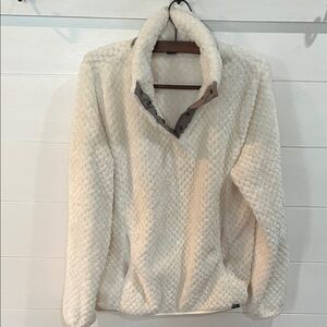 Eddie Bauer Cream Fleece Pullover